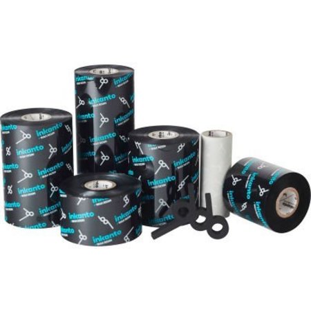 ARMOR USA. Inkanto APR 6 Wax & Resin Ribbons, 110mm W x 300m L, Black, 12 Rolls/Case T65031IO